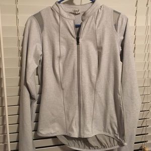 Under armour gray zip up jacket