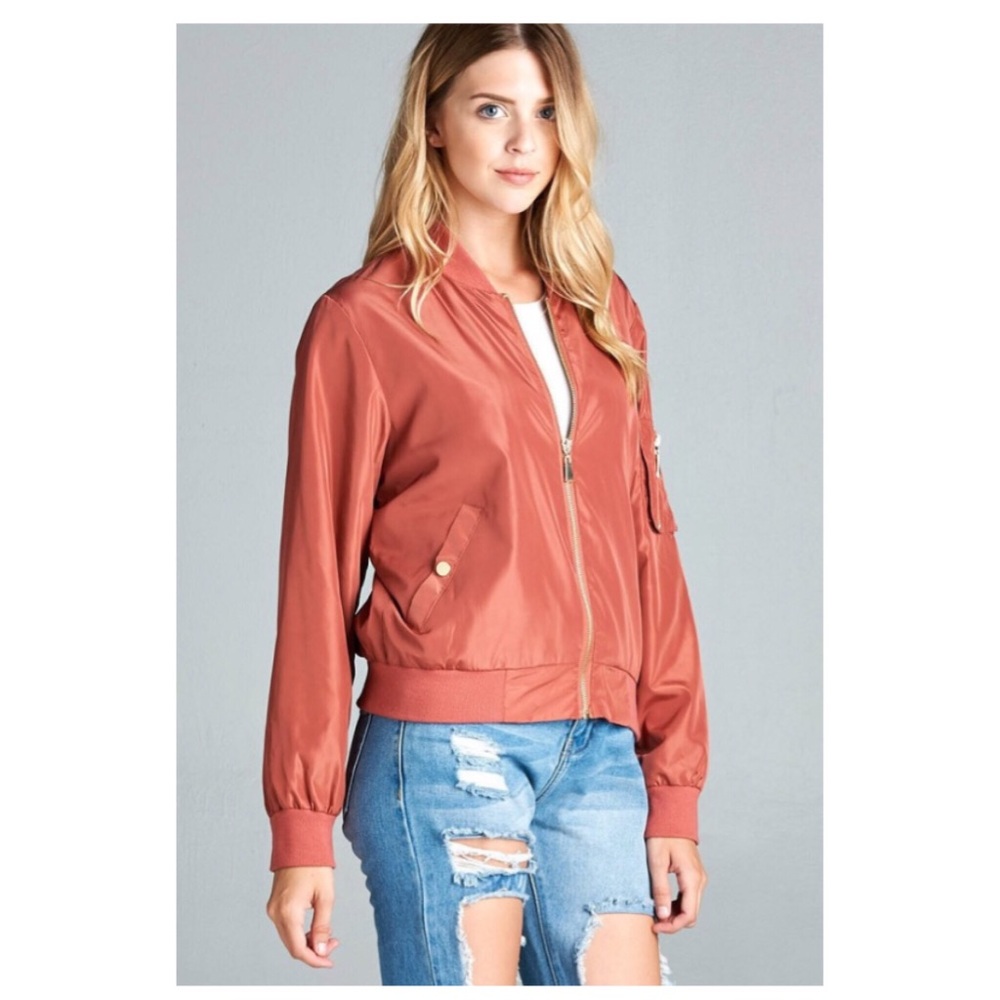 plus Size bomber jacket - Picture 2 of 7