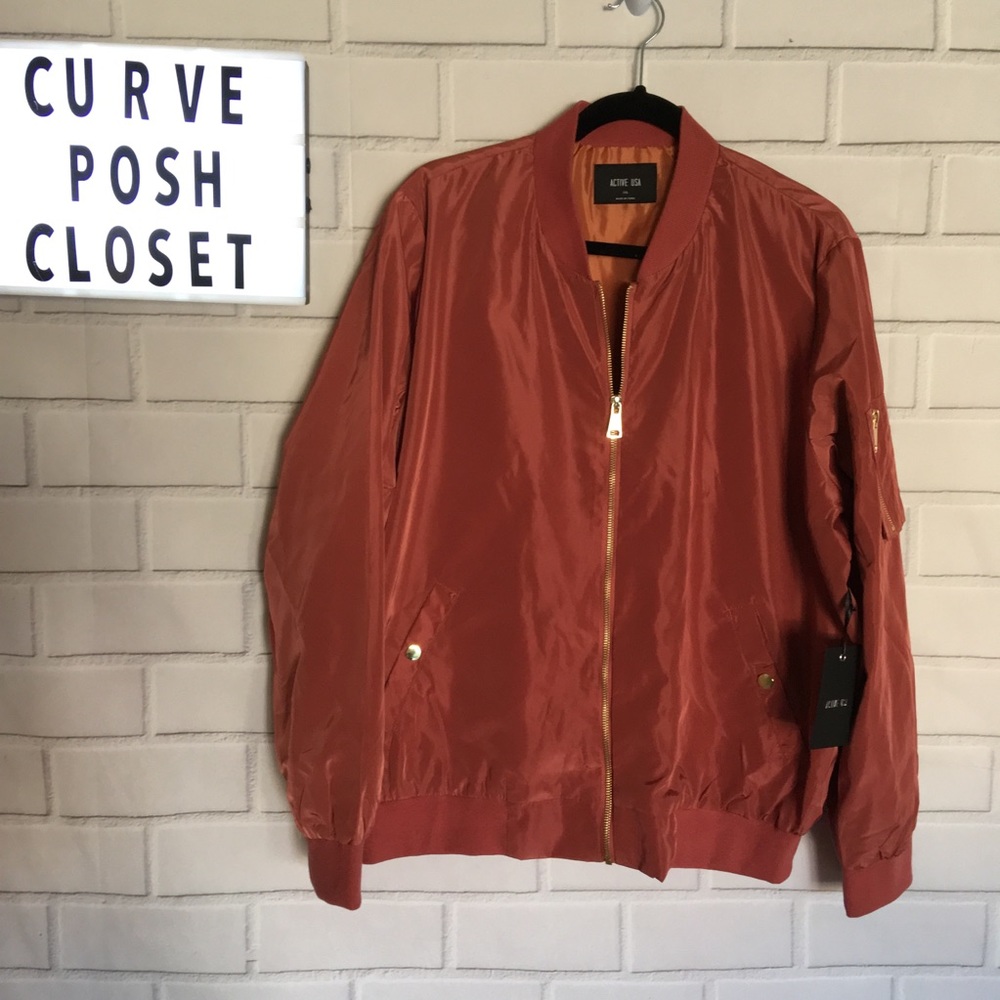 plus Size bomber jacket - Picture 4 of 7