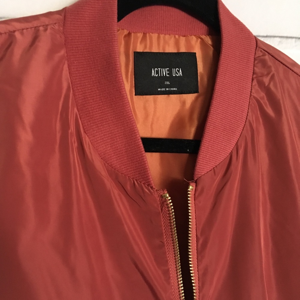 plus Size bomber jacket - Picture 7 of 7