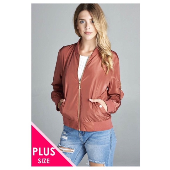 Jackets & Blazers - plus Size bomber jacket
