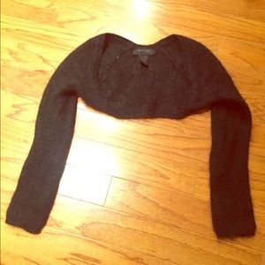 Express Black Mohair Shrug XS