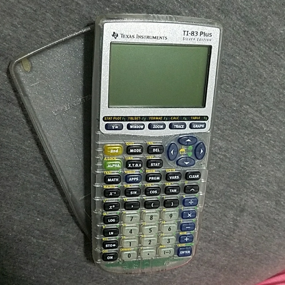 Pre-owned Calculator TI 83 Silver Edition