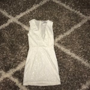 White sequined Tobi gwyn bodycon dress