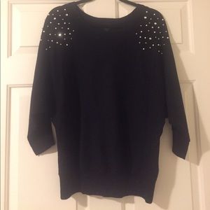 A. Byer black sequined sweater