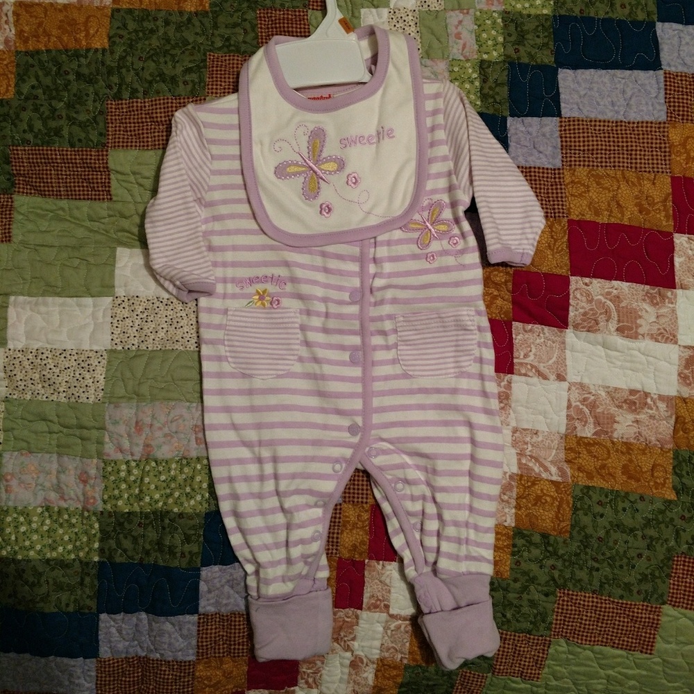 NWT baby girl outfit.