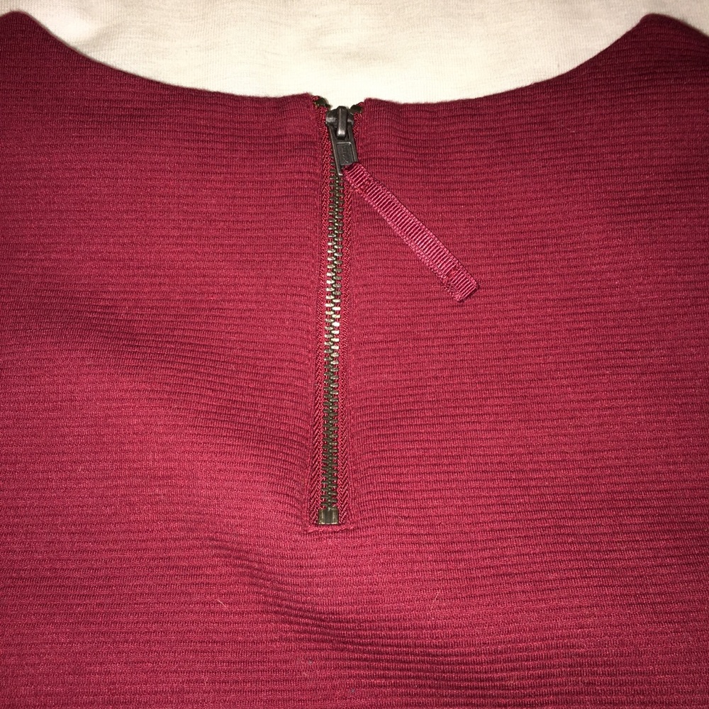 Merona maroon fitted pullover - Picture 3 of 4