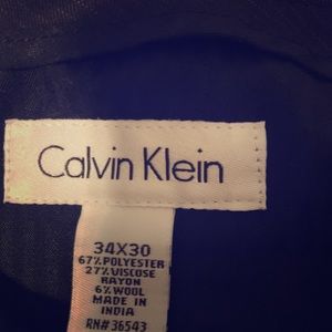 Calvin Klein men's black dress pants