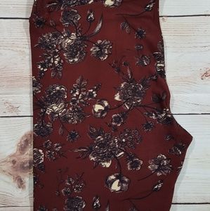 LuLaRoe TC leggings Vintage Rose Fall Unicorn