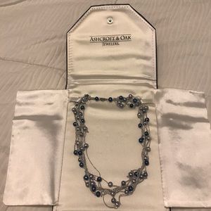 Freshwater Pearl/Quartz Multi-Strand Necklace