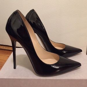 Jimmy Choo Pointy Toe Patent Leather Pumps