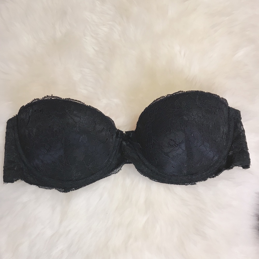 Black Push Up Bandeau
