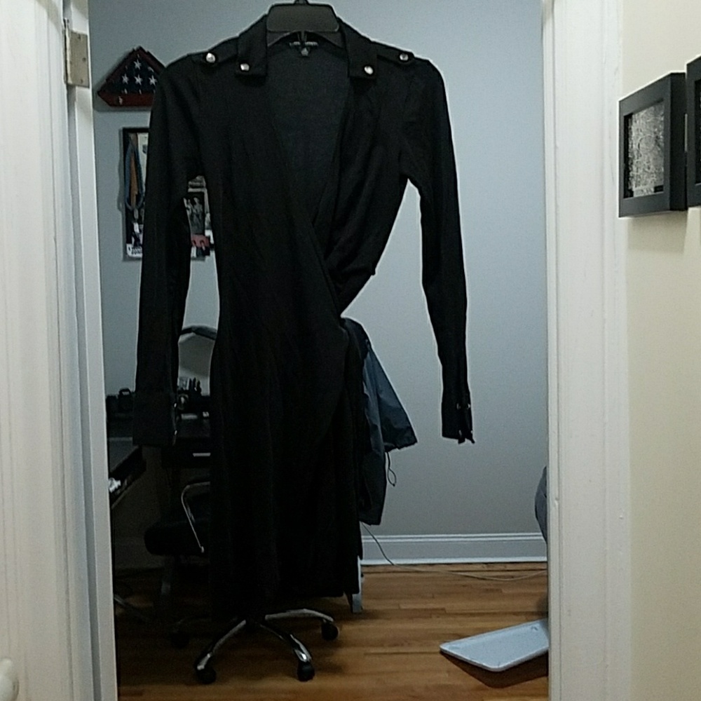 Black Wrap Dress