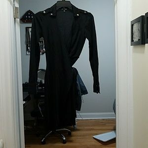 Black Wrap Dress