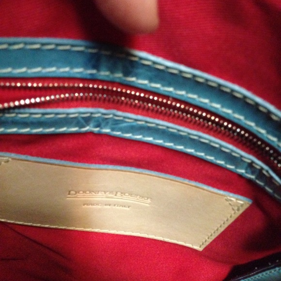 Dooney and Bourke blue alligator satchel Nwt - Picture 6 of 8