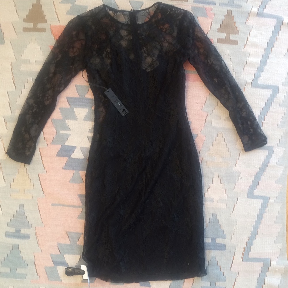 NWT Black Lace Dress