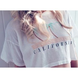 Wildfox California Crop Top