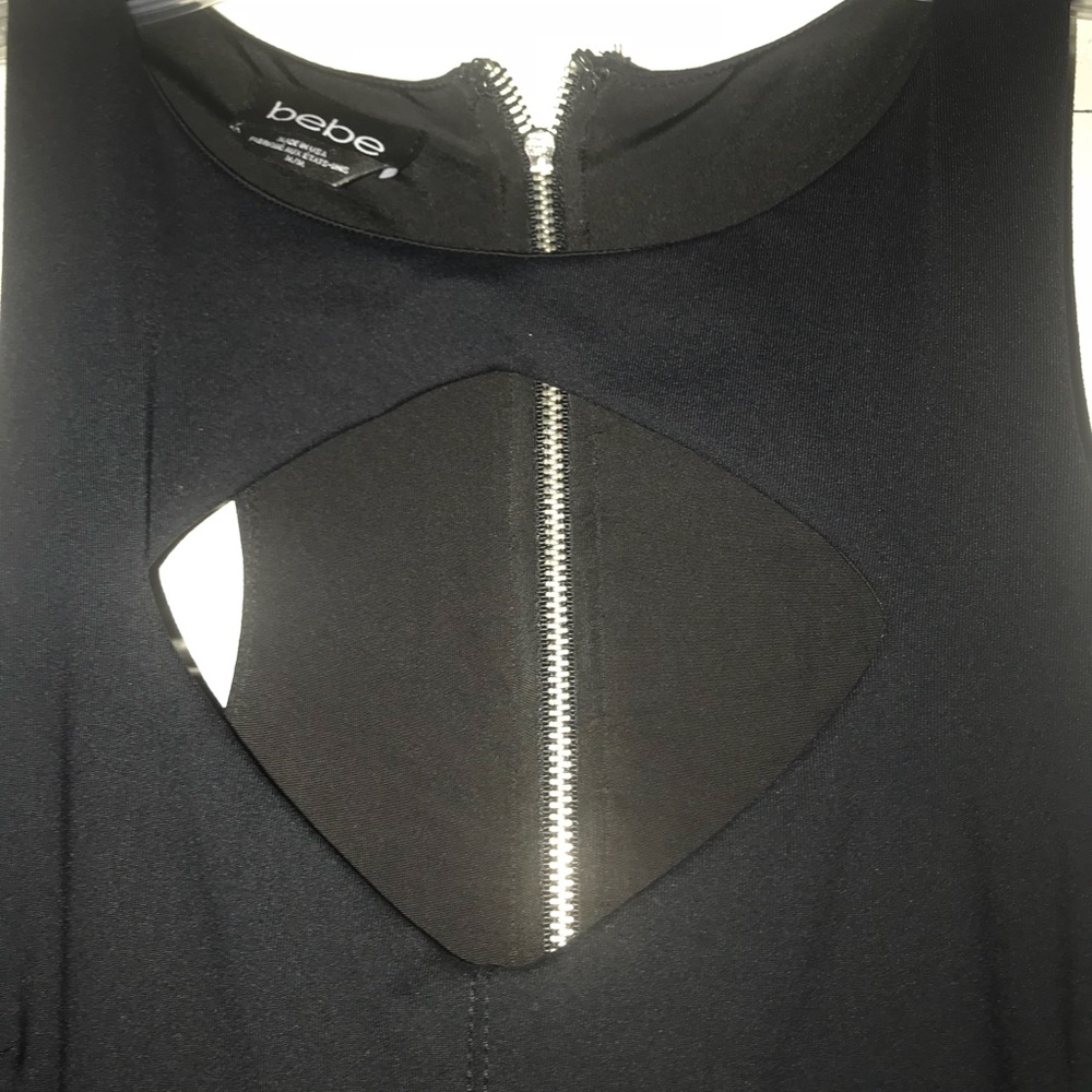 Black Bebe party dress