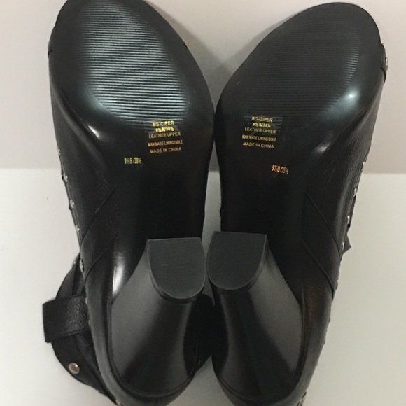 🆕Open Toe Leather Booties BCBG Generation - Picture 6 of 8