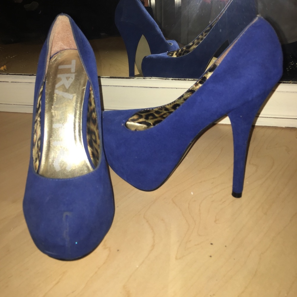 Blue heels