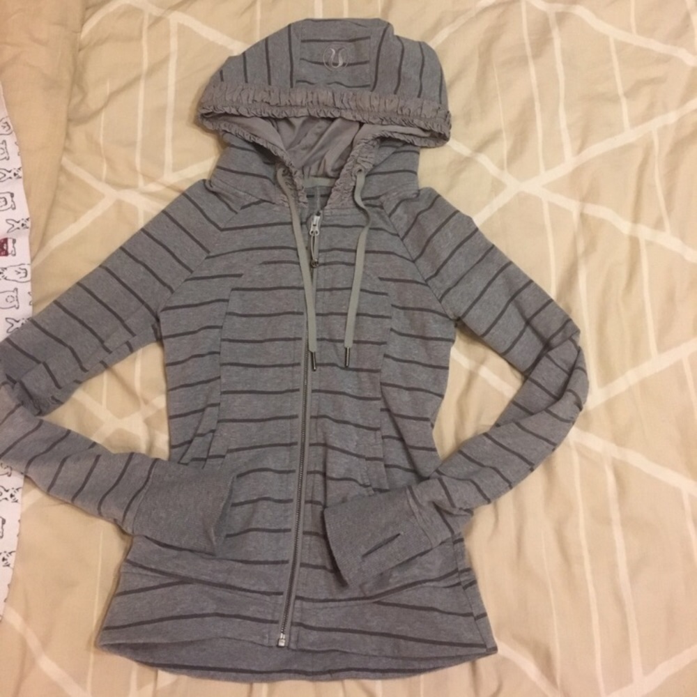 Gray Lululemon Movement Hoodie