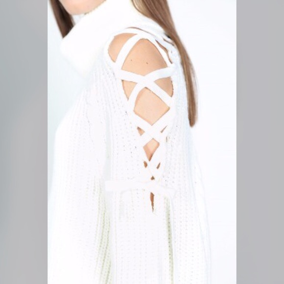 Vera Moda Tie Sleeve Sweater - Picture 6 of 8