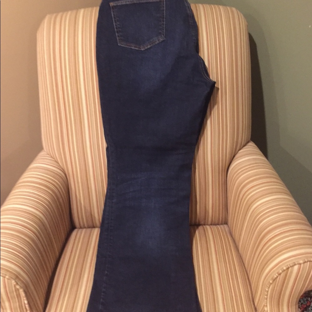 Dark blue Talbots flare jeans