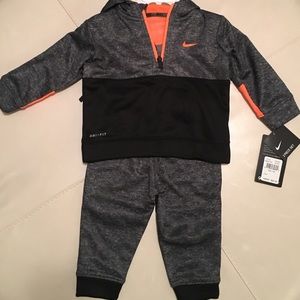 Nike Boys 2 piece sweatsuit  12 month