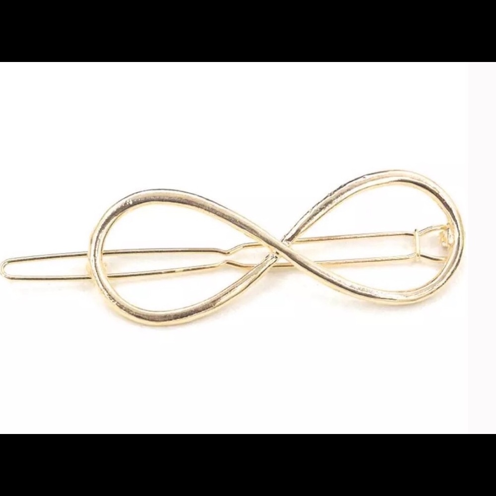 Gold Infinity Hair Barrette