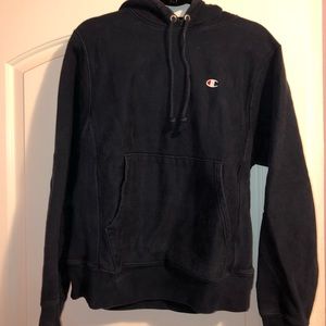 Navy blue champion hoodie