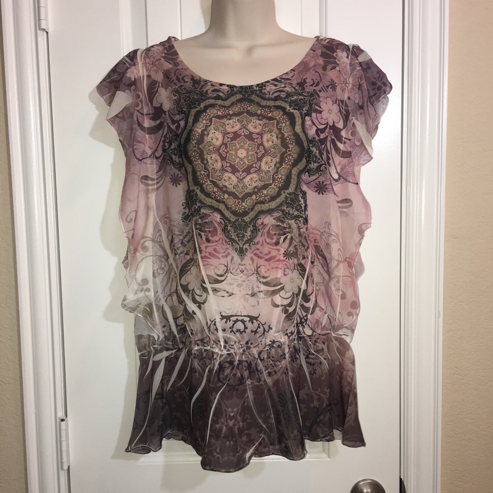 Pretty floral print top