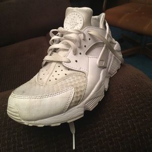 Shoe is a little worn but In good condition