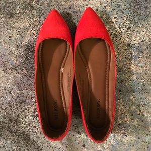 Red Merona Flats
