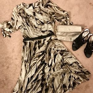 Karen Millen pleated cocktail dress US 6