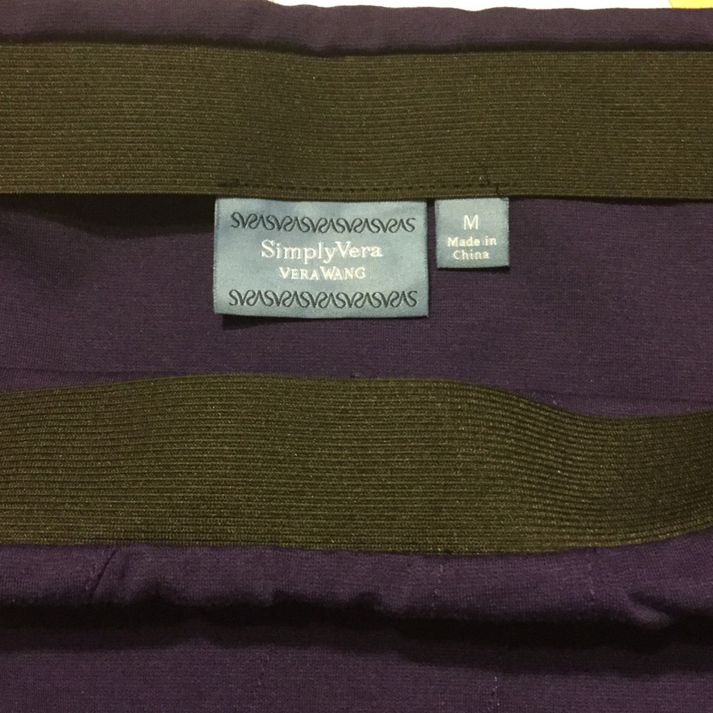 Ponte pencil skirt with elastic waist band - Picture 3 of 5