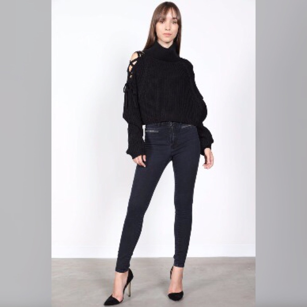Vera Moda Tie Sleeve Sweater