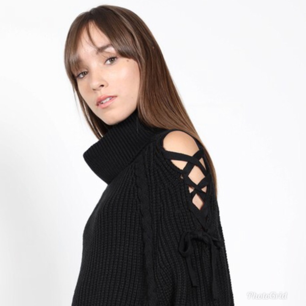 Vera Moda Tie Sleeve Sweater - Picture 4 of 8