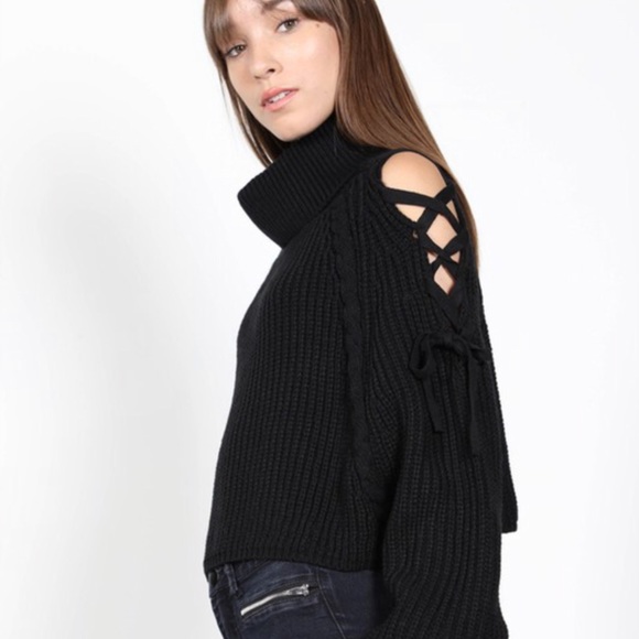 Vera Moda Tie Sleeve Sweater - Picture 6 of 8