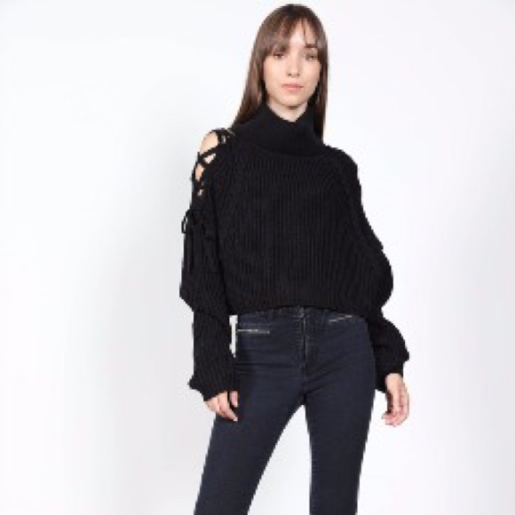 Vera Moda Tie Sleeve Sweater - Picture 5 of 8