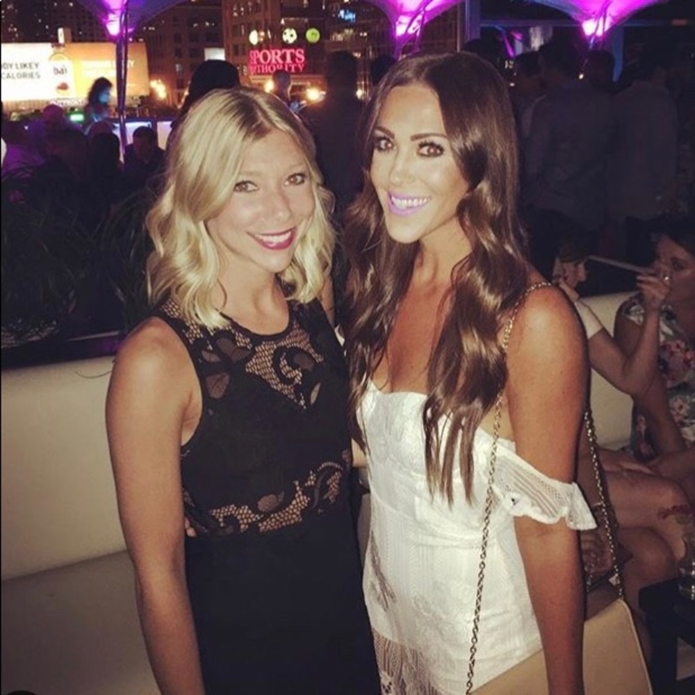 Black lace dress