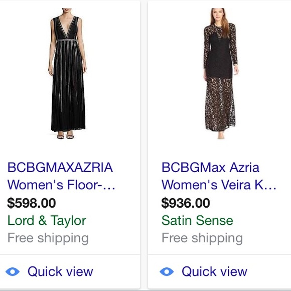 BCBG MaxAzria Black Lace Formal Maxi Dress - Picture 2 of 5