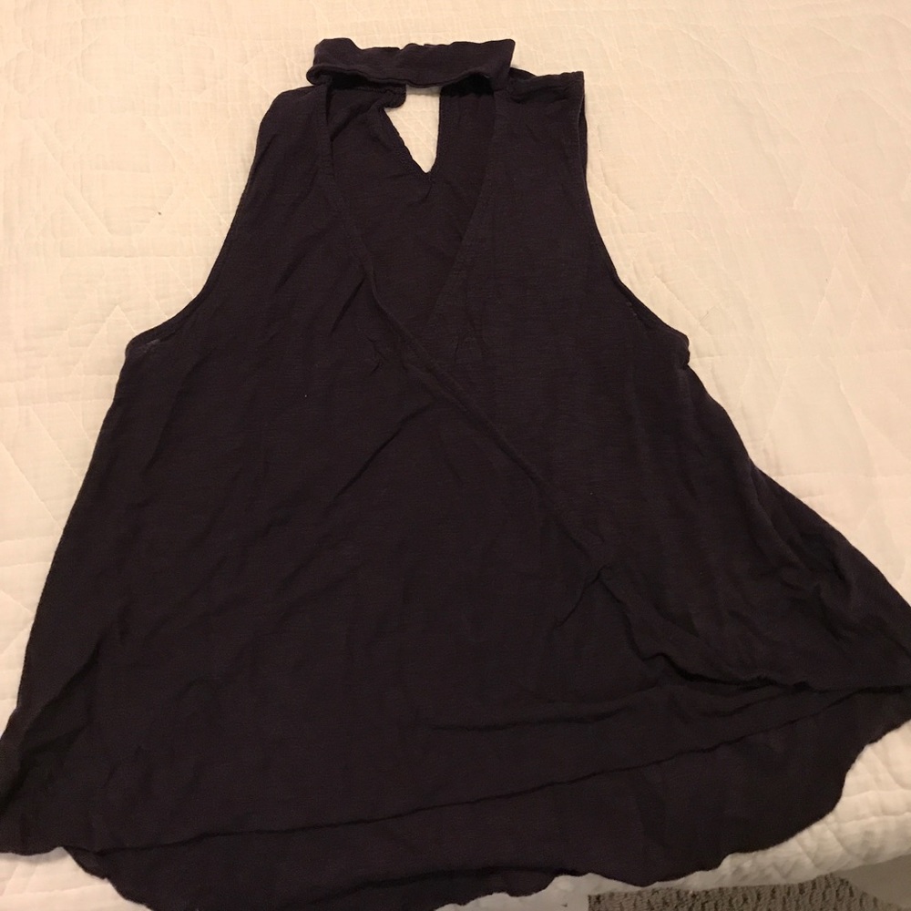 Chocked v neck tank top