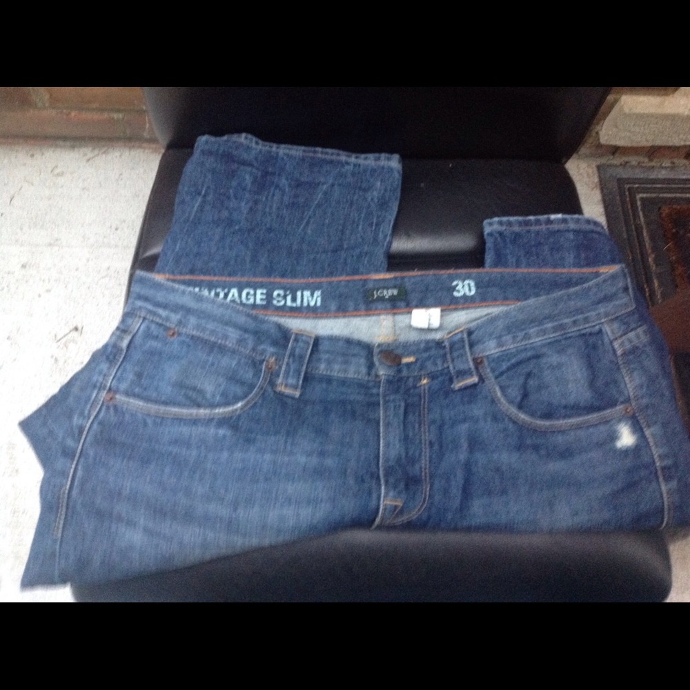 J crew Y2K vintage slim boot cut leg jeans size 30