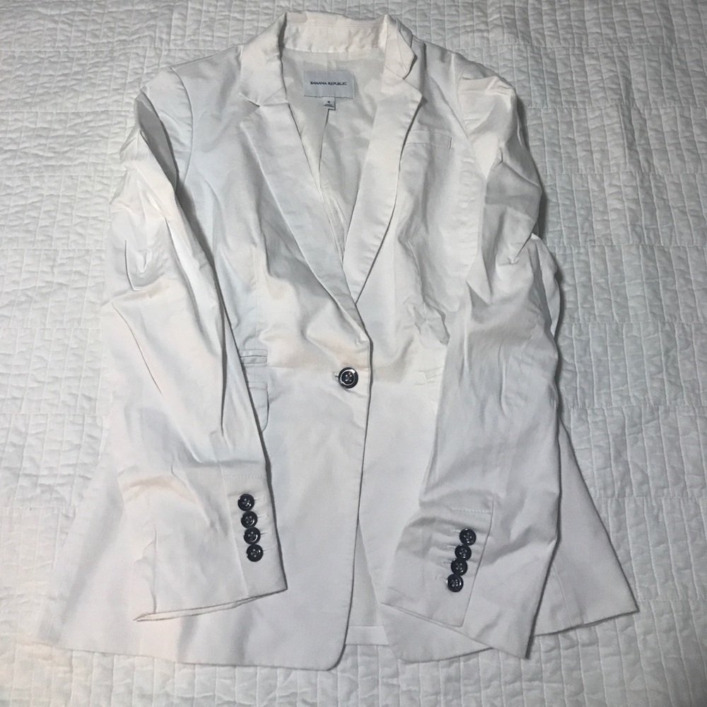 Banana Republic Sateen Blazer