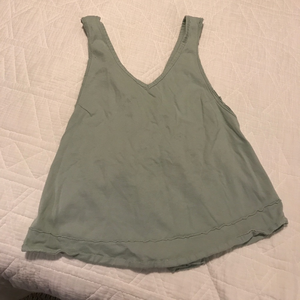 Free people tank top, open back