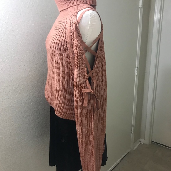 Vera Moda Tie Sleeve Sweater - Picture 8 of 8