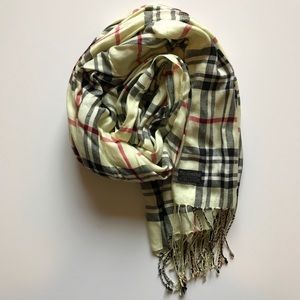 •Pashmina• Plaid Scarf