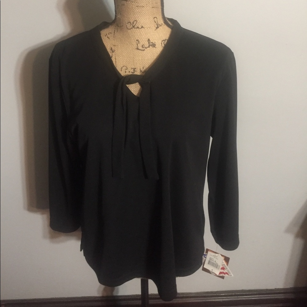 Coral Anderson Tie Blouse - Picture 1 of 4