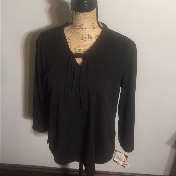 Coral Anderson Tie Blouse - Picture 2 of 4