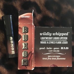 Buxom Peach Nude Liquid lip paint in Centerfold